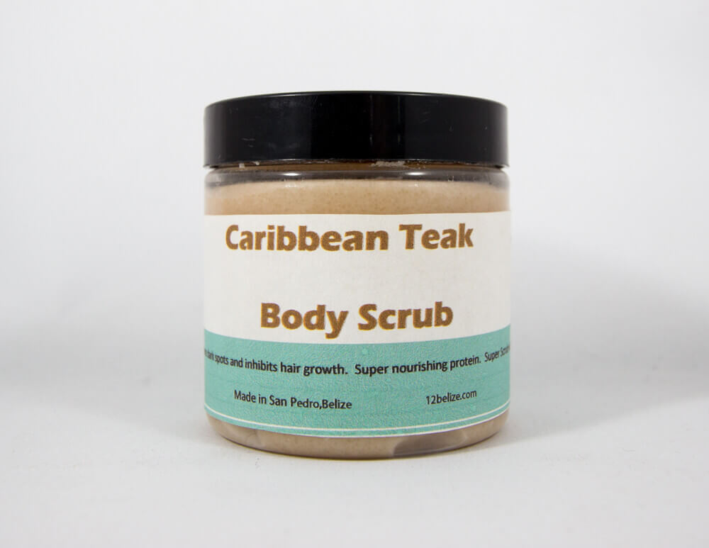 Body Scrub, Homemade, Caribbean Teak, Exfoliate