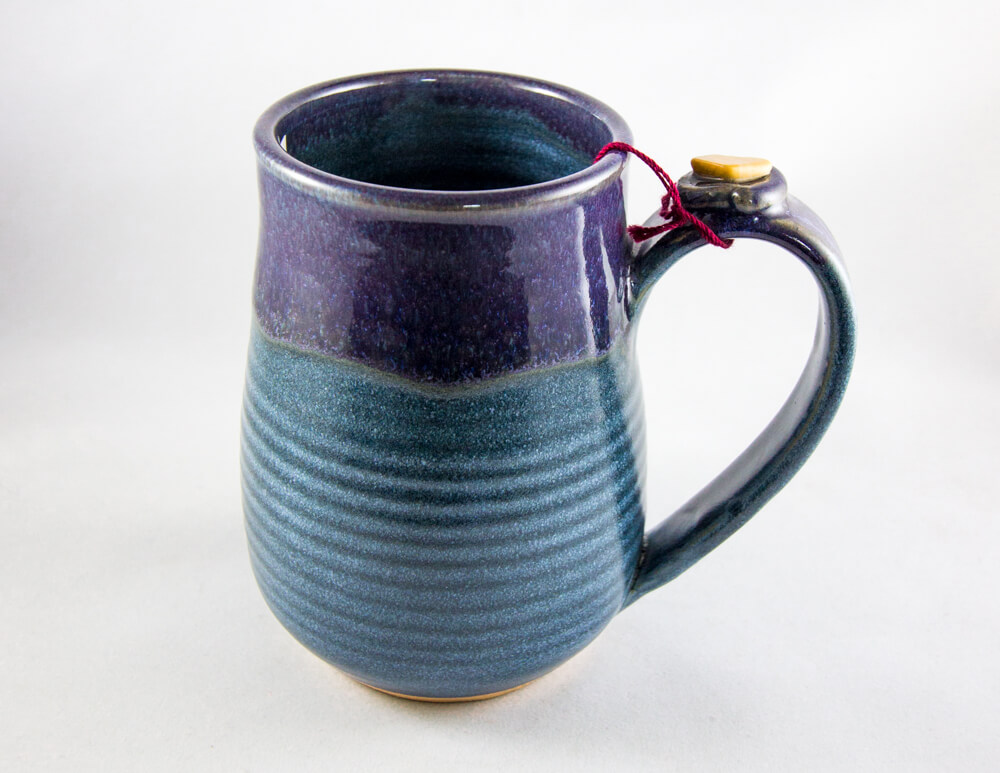 Ceramic, Mug, Handmade, Stone Accent