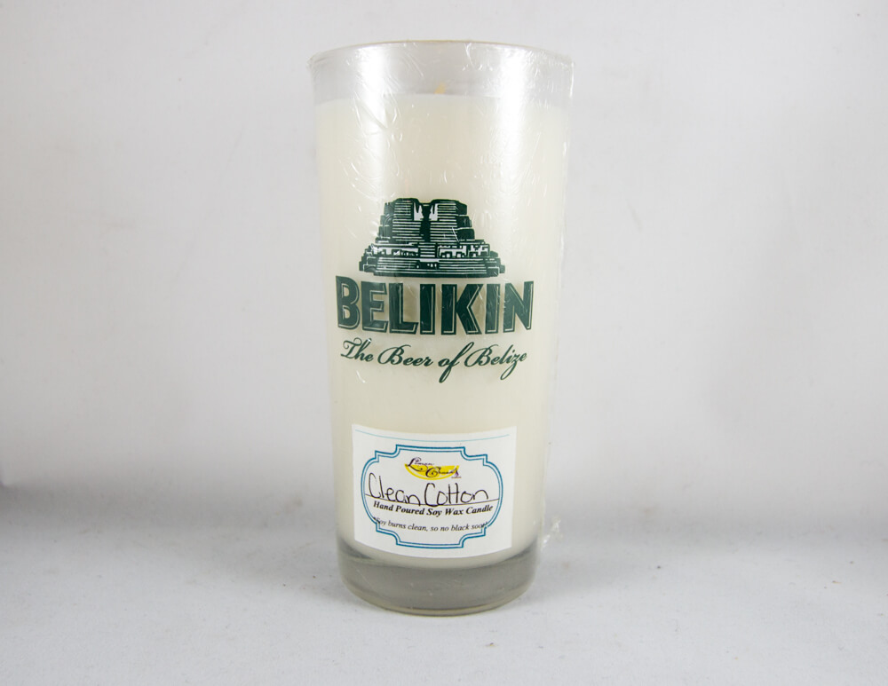 Candle, Belikin Glass, Beer Glass Candle, Soy Wax Candle, Soy, Clean Cotton