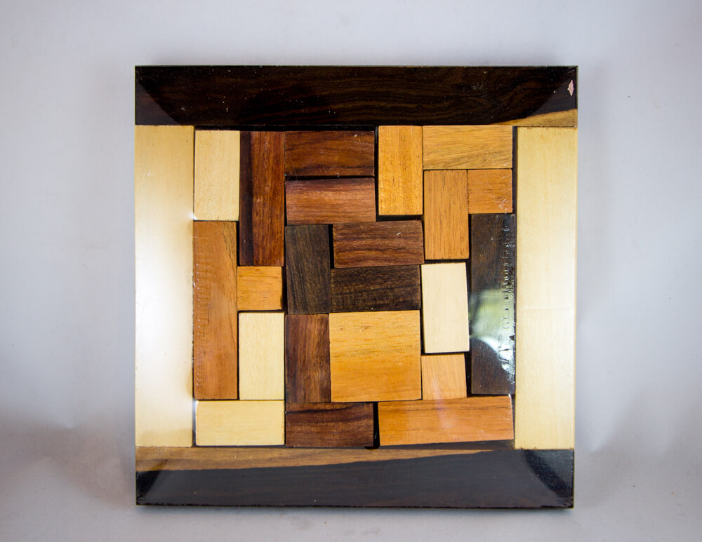 Mixed Wood, Handmade, Hand Carved, Puzzle, Wooden Puzzle